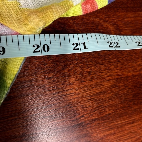 Jess & Jane Womens Blouse S Yellow Purple Floraal 3/4 Sleeves Button Down Light - Picture 9 of 11